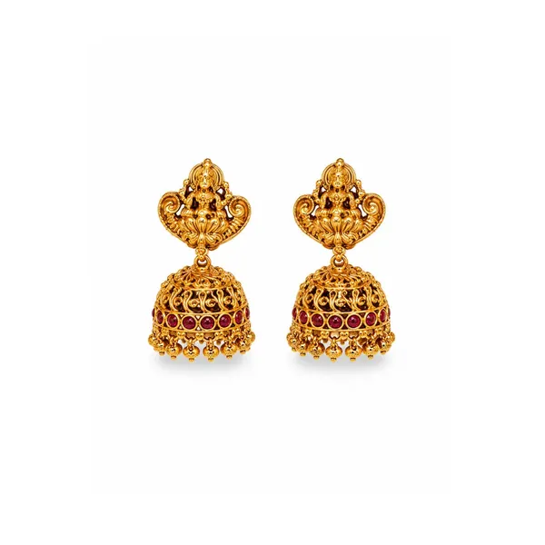 Divine_Lakshmi_Flower_Chokker_Set_K_1059_Gold_Green