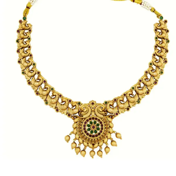Ethenic_Gold_Plated_Temple_Jewellery_Combo_Set_K_1152n_Green