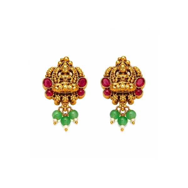 Divine_Charm_Short_Necklace_Set_T_30_Red