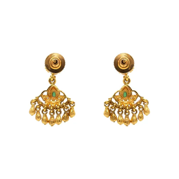 Antique_Gold_Plated_Temple_Bali_With_Pink_Stones_R_2162_Red