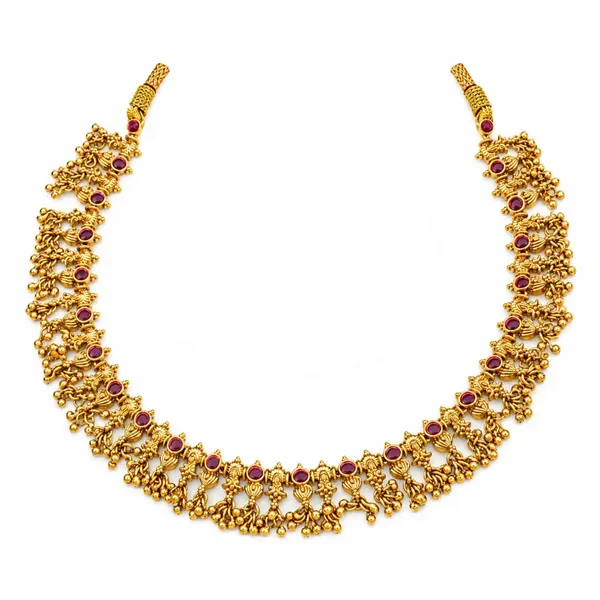 Traditional_South_Indian_Temple_Necklace_Set_K_1787_Green