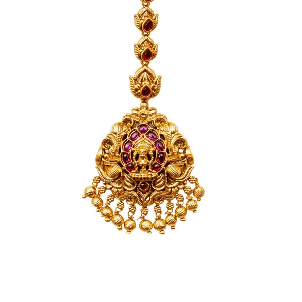 Antique_Lakshami_Maang_Tikka_R_1516_Green