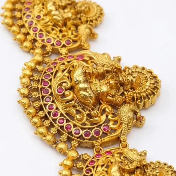 Antique_Gold_Plated_Laxmi_Temple_Kamarbandh_V_1909_Red