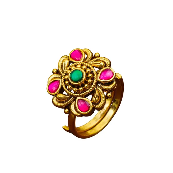 Minimalist_Gold_Plated_Temple_Ring_Dainty_Everyday_Jewellery_J_307_Multicolor