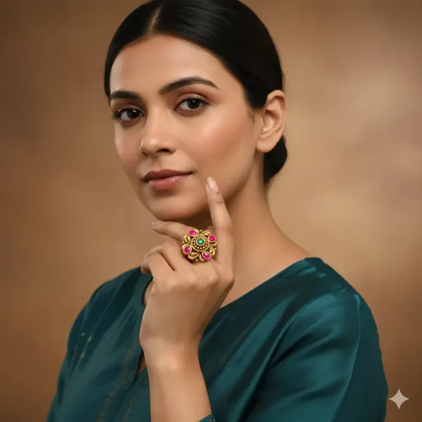 Minimalist_Gold_Plated_Temple_Ring_Dainty_Everyday_Jewellery_J_307_Multicolor