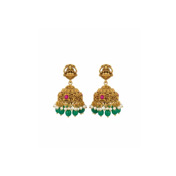 Traditional_Bridal_Temple_Jewellery_Long_Necklace_Set_Laxmi_Motif_J_1241_Red