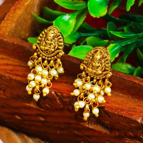 Temple_Jewellery_Gold_Plated_Bali_Earrings_South_Indian_Bridal_Style_R_2157_White