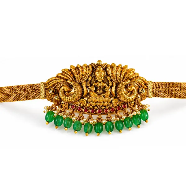Traditional_Temple_Jewellery_Baju_Band_For_Brides_Gold_Look_Armlet_V_1692_Green
