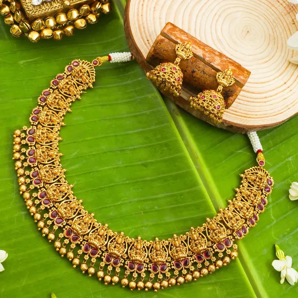 Anugraha_Lakshmi_Temple_Jewellery_Choker_Set_With_Ruby_Stones_K_1911_Red