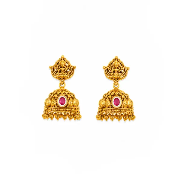 Lakshmi_Kasu_Temple_Jewellery_Short_Necklace_Set_With_Coin_Design_J_938_Red
