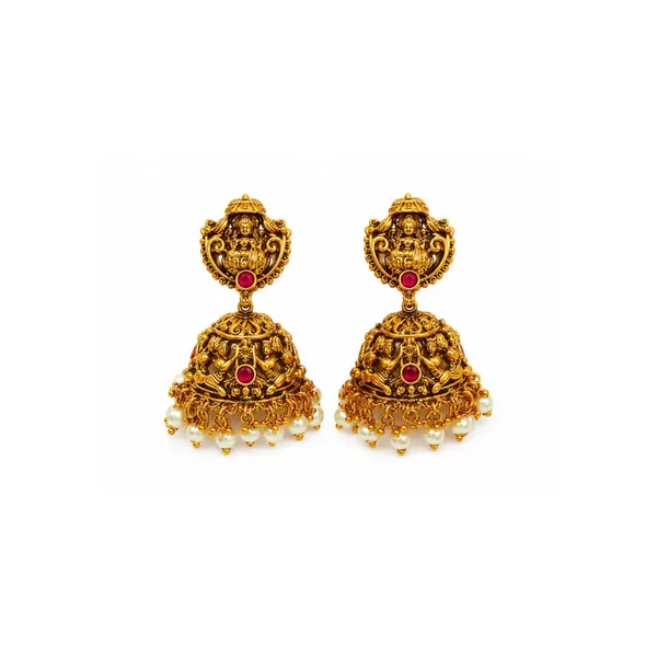 Panchamukhi_Haram_Gold_Plated_Five_Face_Temple_Necklace_Set_J_969_Red