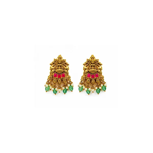 Kamalapriyan_Haram_Gold_Plated_Vishnu_Lotus_Temple_Necklace_Set_J_958_Red