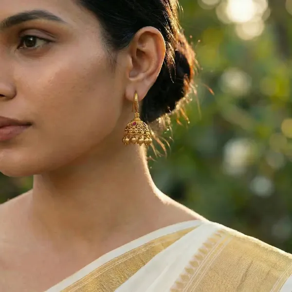 Meera_Madhuri_Jhumka_Gold_Plated_Devotion_Sweetness_Temple_Earrings_T_92_Red