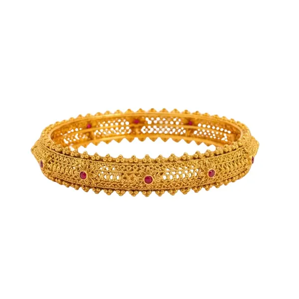 Padma_Kankana_Kada_Bangle_Gold_Plated_Lotus_Temple_Bridal_Bangle_V_2248_Red