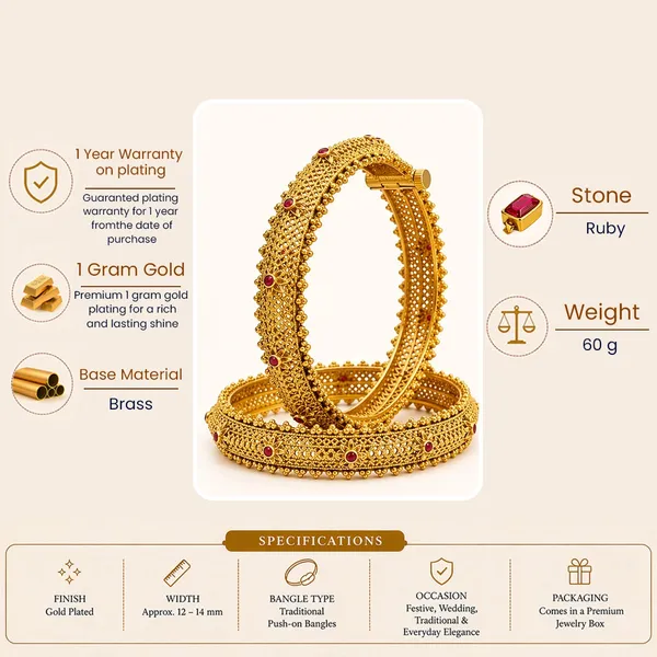 Padma_Kankana_Kada_Bangle_Gold_Plated_Lotus_Temple_Bridal_Bangle_V_2248_Red