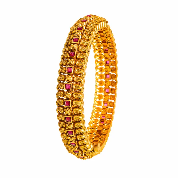 Annapurna_Valaya_Kada_Bangle_Gold_Plated_Abundance_Temple_Bangle_V_2335_Red