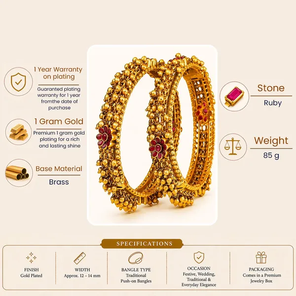 Shankha_Valaya_Kada_Bangle_Gold_Plated_Sacred_Conch_Temple_Bangle_V_2480_Red