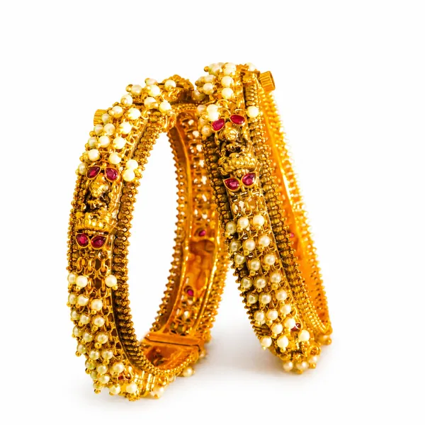 Devi_Prerana_Kada_Bangle_Gold_Plated_Goddess_Inspiration_Temple_Bangle_V_2386_Red