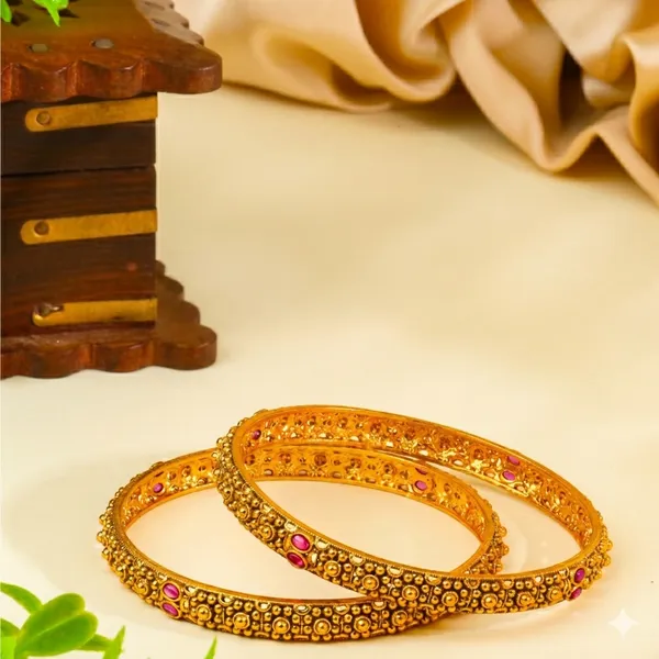 Mangala_Kankana_Paired_Bangle_Gold_Plated_Auspicious_Temple_Bangle_Set_V_2569_Red_Pack_Of_2