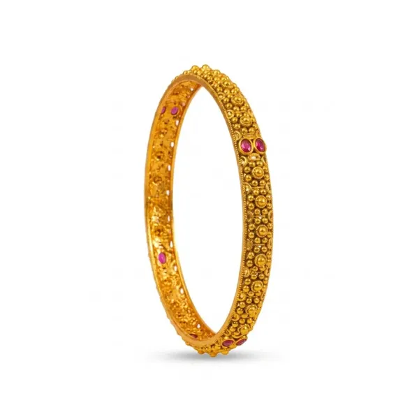 Mangala_Kankana_Paired_Bangle_Gold_Plated_Auspicious_Temple_Bangle_Set_V_2569_Red_Pack_Of_4