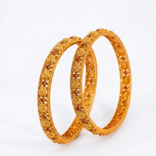 Dasavathara_Paired_Bangle_Gold_Plated_Ten_Avatars_Temple_Bangle_Set_K_994_Red