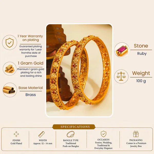 Dasavathara_Paired_Bangle_Gold_Plated_Ten_Avatars_Temple_Bangle_Set_K_994_Red