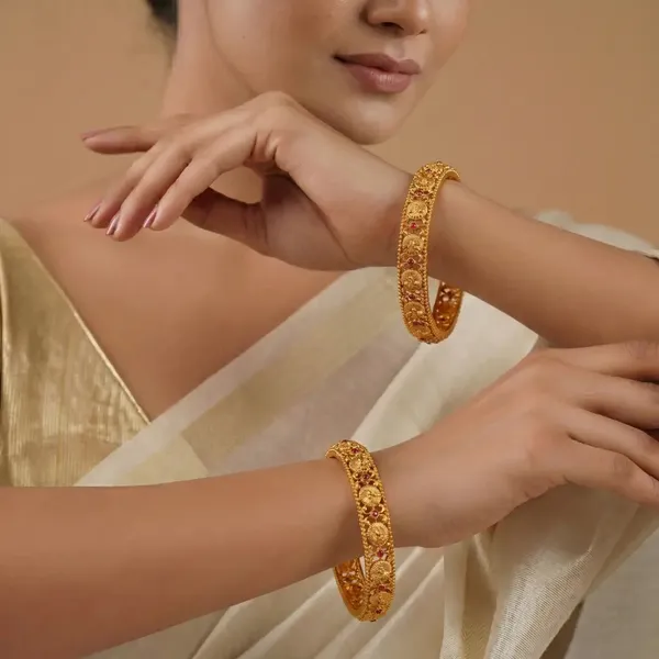 Dasavathara_Paired_Bangle_Gold_Plated_Ten_Avatars_Temple_Bangle_Set_K_994_Red
