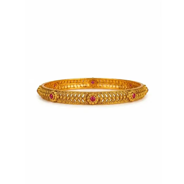 Kamakshi_Shobha_Paired_Bangle_Gold_Plated_Kanchipuram_Goddess_Bangle_Set_V_2565_Red