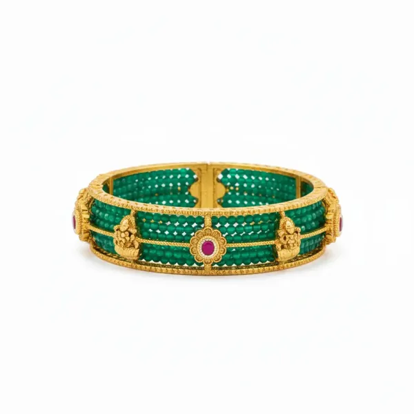 Nithya_Mangala_Kankana_Paired_Bangle_Gold_Plated_Eternal_Auspicious_Bangle_J_1119_Red
