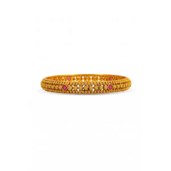Bhuvana_Rekha_Kankana_Paired_Bangle_Gold_Plated_Earth_Line_Temple_Bangle_V_2472_Red_Pack_Of_2