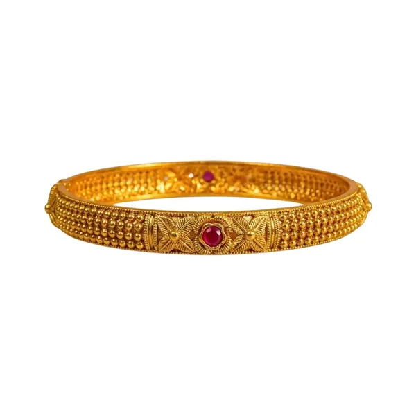 Shakti_Alankara_Valayal_Paired_Bangle_Gold_Plated_Cosmic_Power_Adornment_Bangle_J_1121_Red_Pack_Of_2