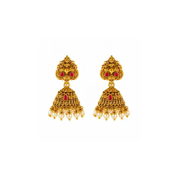 Kamala_Shobha_Haram_Long_Necklace_Set_Gold_Plated_Temple_Jewellery_J_1018_Red