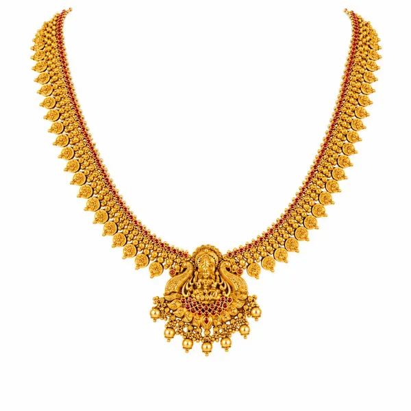 Navaratna_Muthu_Swarna_Kanti_Long_Necklace_Set_Gold_Plated_Temple_K_1894_Red