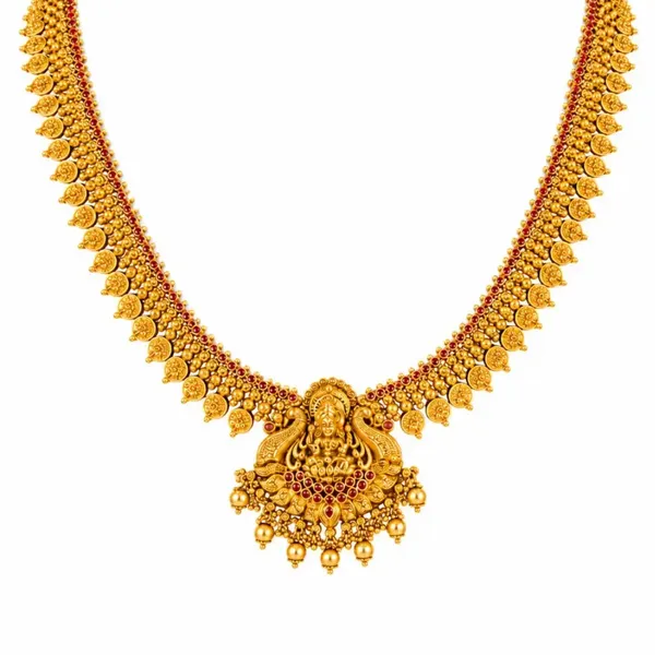 Antique_Kodi_Swarna_Mala_Haar_Combo_Necklace_Set_Gold_Plated_Temple_K_1893n_Red
