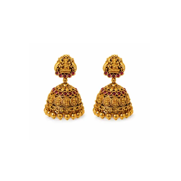 Swarna_Kamalam_Manga_Haar_Short_Necklace_Set_Gold_Plated_Temple_K_1893_Red