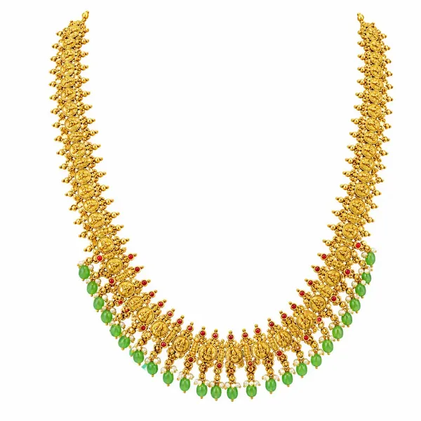 Pachi_Navaratna_Swarna_Kanti_Long_Necklace_Set_Gold_Plated_Temple_J_1030_Red