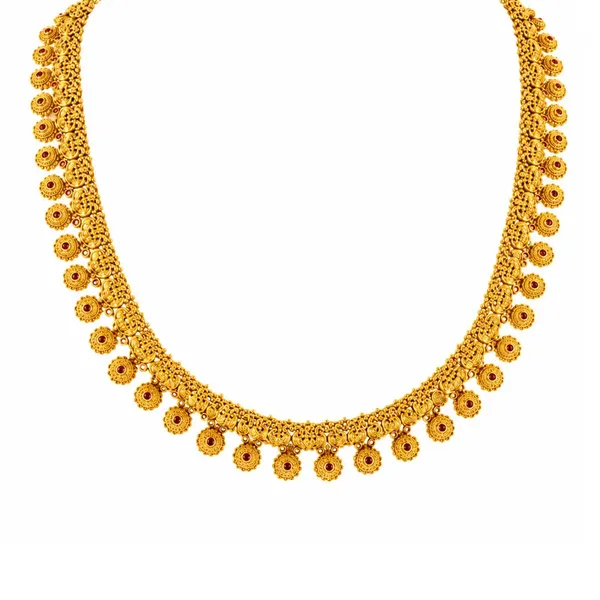 Antique_Swarna_Kodi_Kanti_Combo_Necklace_Set_Gold_Plated_Temple_Red