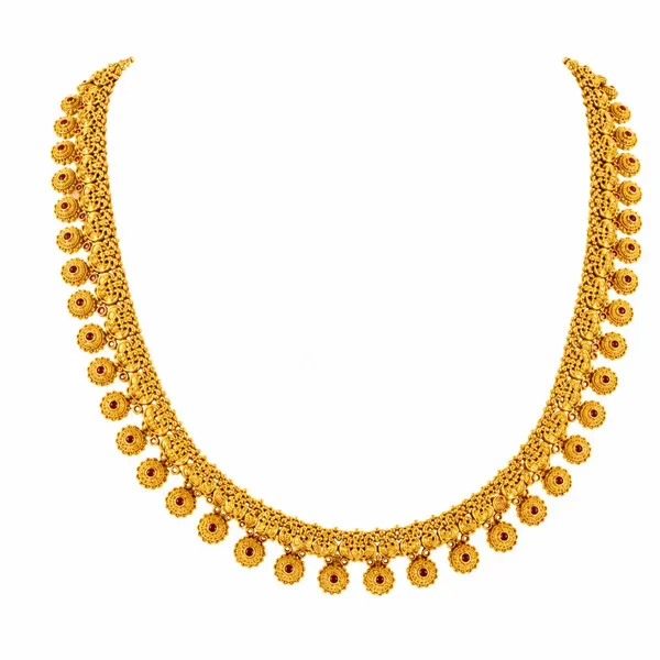 Swarna_Manga_Pachi_Haar_Long_Necklace_Set_Gold_Plated_Temple_Jewellery_K_1923_Red