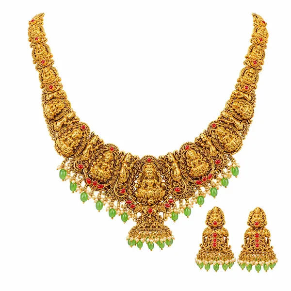 Kamalam_Swarna_Navaratna_Kanti_Long_Necklace_Set_Gold_Plated_Temple_J_1014_Red