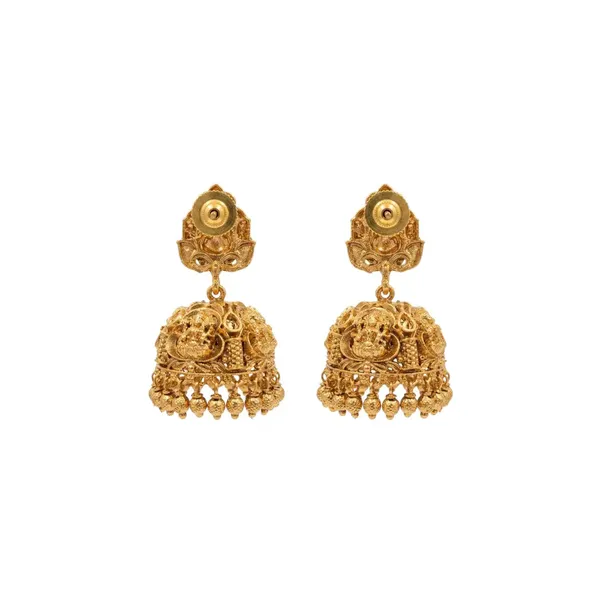 Lakshmi_Dual_Temple_Jhumka_Gold_Plated_Ruby_Temple_Earrings_V_597_Red