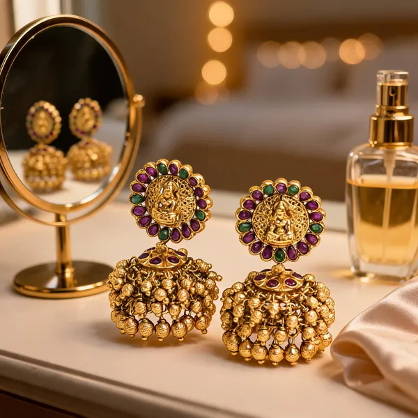 Divine_Lakshmi_Heritage_Jhumka_Green