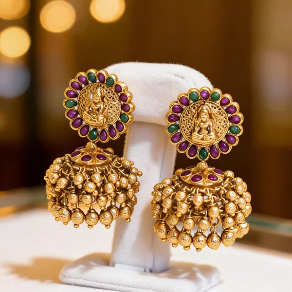Divine_Lakshmi_Heritage_Jhumka_Green