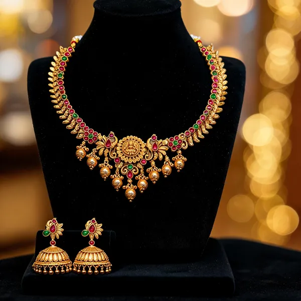Soulful_Shine_Necklace_Set_Red