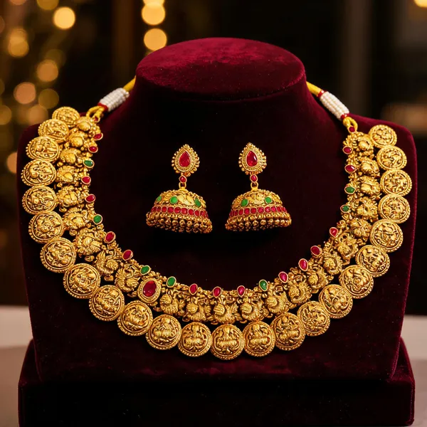 Antique_Necklace_Set_Red