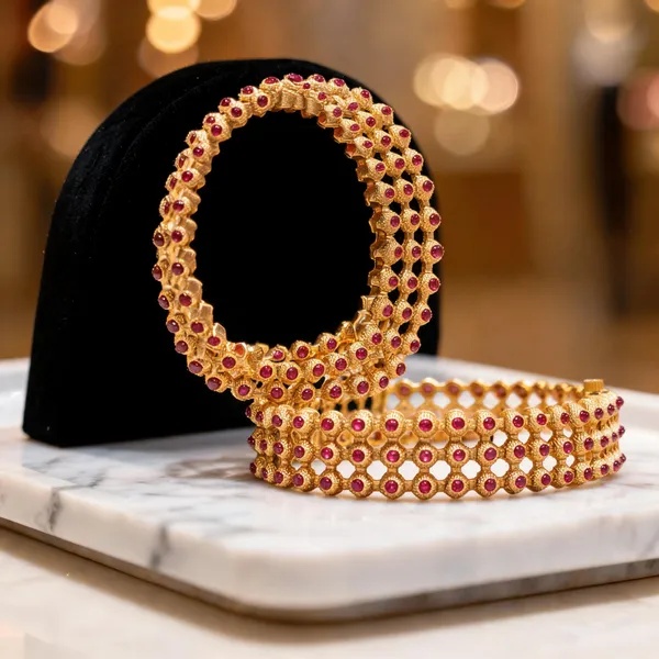 Classic_Stone_Temple_Bangle_In_Gold_Finish_Red