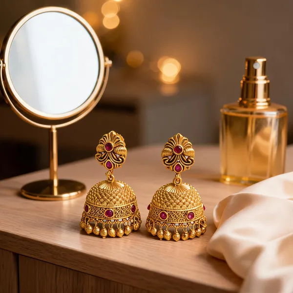 Heritage_Charm_Jhumka_Red