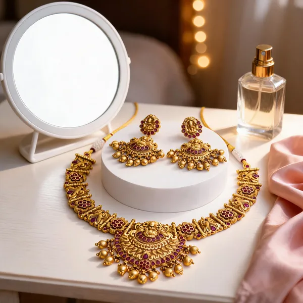 Eternal_Glow_Necklace_Set_Red