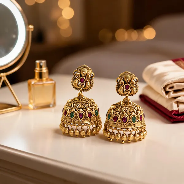 Majestic_Peacock_Glow_Jhumka_Green