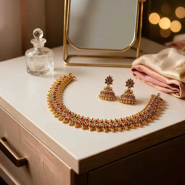Antique_Necklace_Set_Green