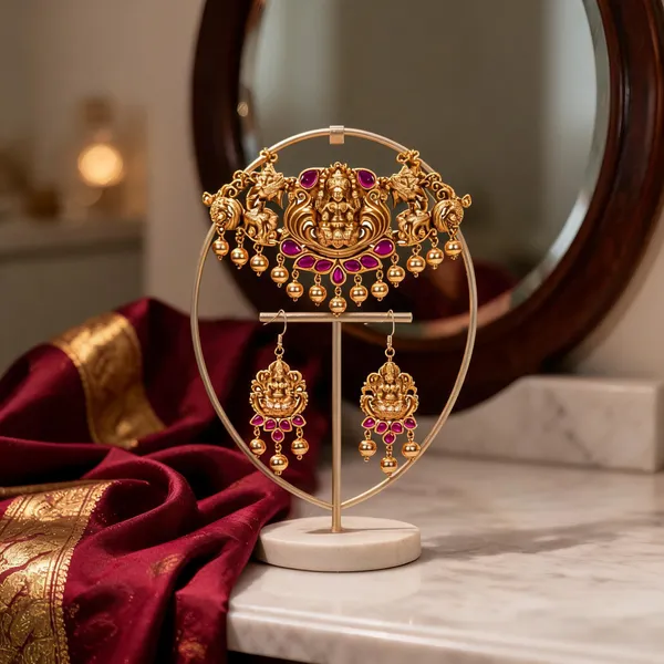 Antique_Choker_Set_Red